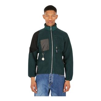(di)vision Construct Fleece Split Sweatshirt - Heren - Zomerjassen - Groen - XL - Polyester - Jassen
