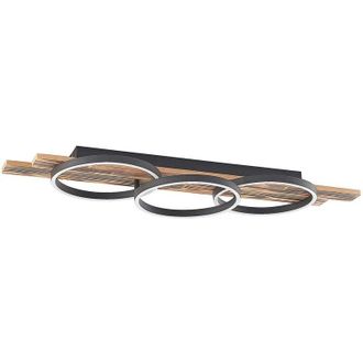 Lindby Led Sentoa in Ocra da Legno - Lindby