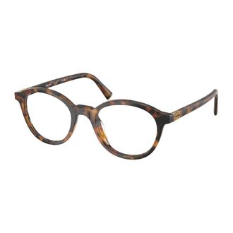 Miu Miu Glasses, female, Brown, Size: 50 MM Stylish Eyeglasses in Pink Tortoiseshell