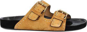 Isabel Marant Sandali Lennyo con borchie - Marrone