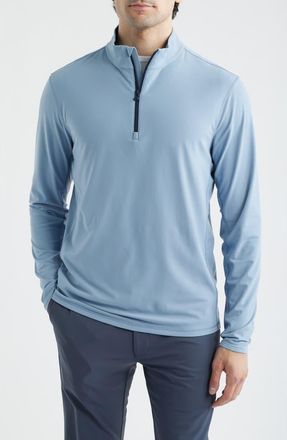 Greyson Tate Quarter Zip Golf Pullover in Bonneville at Nordstrom, Size Xx-Large