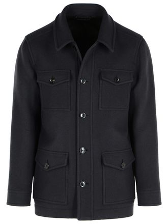 Tom Ford Navy Virgin Wool Jacket