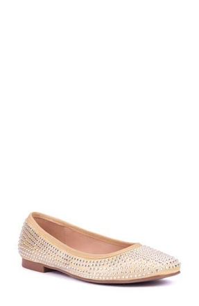 New York & Company Palmira Flat in Gold at Nordstrom Rack, Size 8.5