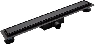 OEM Drenaje Lineal Duplex Next 2 En 1 De 80 Cm, Doble Cara, Color Negro