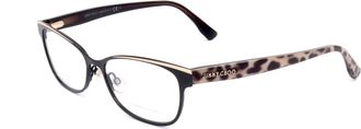 Jimmy Choo London Womens 52mm Animalier Dark Brown Opticals