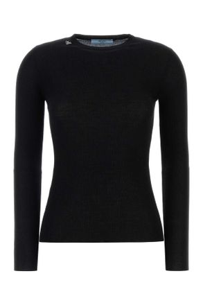 Prada Black Wool Sweater