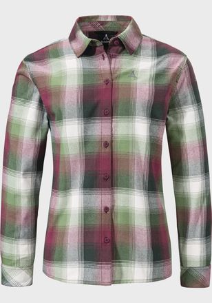 Sch&ouml;ffel Outdoorbluse SCH&Ouml;FFEL Hiking Blouse Style Limedes WMS, Damen, Gr. 38, pink (3825, pink), Oberstoff: 60% Baumwolle, 40% Polyester, bequem, V-Ausschnitt