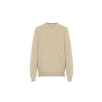 Malo Sandro Crew Neck - male - Malo - Cashmere Knitwear - Brown - XL - Knitwear
