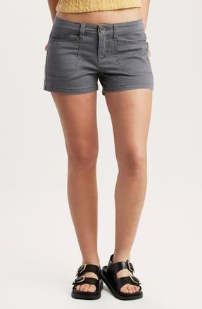 Unionbay Delaney Stretch Twill Shorts in Lt Galaxy Grey at Nordstrom Rack, Size 11