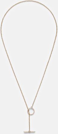 Stone and Strand Collana in oro 10kt con diamanti