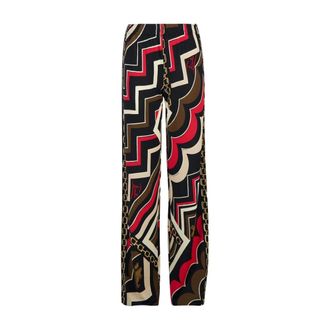 Pucci Dames, Broeken, Veelkleurig, Maat: XL Viscose