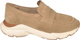 Tod's Suede Sneakers - Dames - Sneakers - Beige - 37 1/2 EU - Leer - Schoenen
