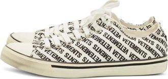 VETEMENTS Sneakers con stampa - Bianco