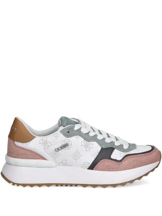 Guess Co logo-detail platform sneakers - White