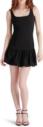 Steve Madden Ravenna Bubble Hem Minidress in Black at Nordstrom Rack, Size 0