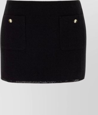Miu Miu wool fitted skirt