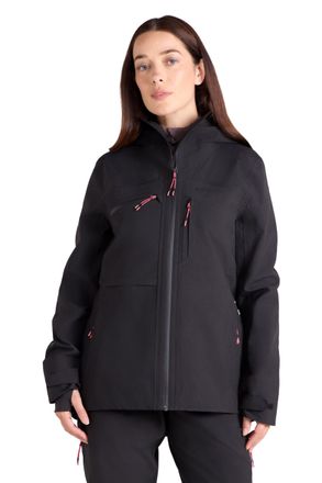 Mountain Warehouse Cortina Womens Extreme 3 Layer Waterproof Ski Jacket Black Womens Size 22