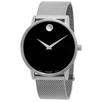 Movado Museum Classic Black Dial Mens Watch 0607219