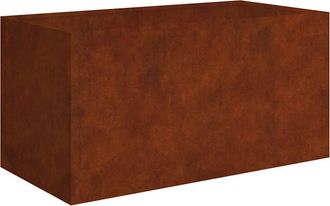 vidaXL Maceta De Acero Corten 80x40x40 Cm Vidaxl