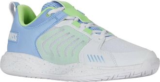 K-Swiss Womens Ultrashot Team Tennis Shoe In White/dutch Canal/paradise Green