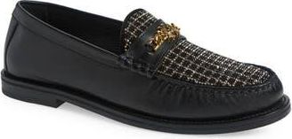 Amiri MA Chain Penny Loafer in Black at Nordstrom Rack, Size 8Us / 41Eu