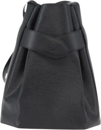 Louis Vuitton Pre-owned Bucket Bags, female, Black, Size: ONE SIZE Pre-owned Vintage sac depaule handbag