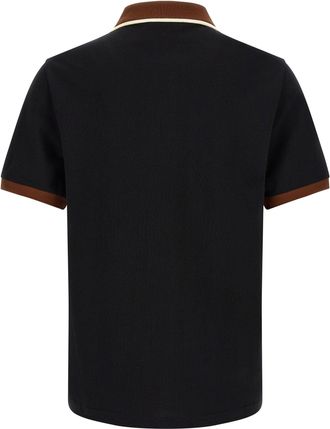 Marni Contrasting Collar & Cuffs Polo - Black