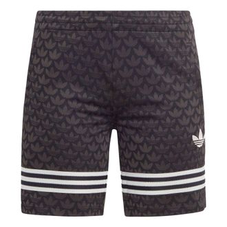 adidas Adicolor 70s Monogram Shorts Asia Sizing Black IP6973