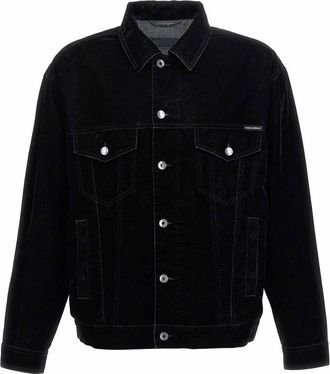 Dolce & Gabbana Velvet Shirt Jacket