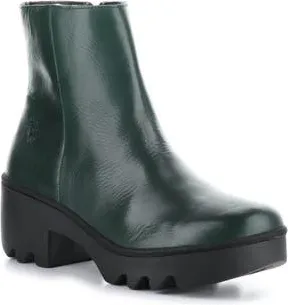 FLY London Toor Platform Bootie in Petrol Rug at Nordstrom Rack, Size 8-8.5Us / 39Eu