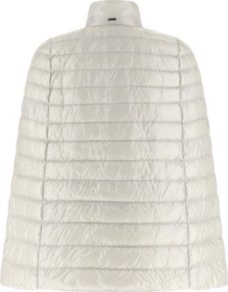 Herno Womens Gray Polyamide Full-Length Jacket Clothing