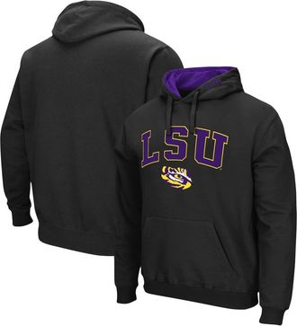 Colosseum Mens Colosseum Black LSU Tigers Arch & Logo 3.0 Pullover Hoodie at Nordstrom, Size Xx-Large