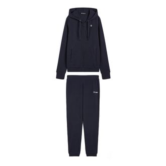 Freddy Tuta sportiva in interlock con felpa cappuccio e zip