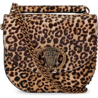Kurt Geiger Chelsea Genuine Calf Hair Saddle Bag in Brown/oth at Nordstrom