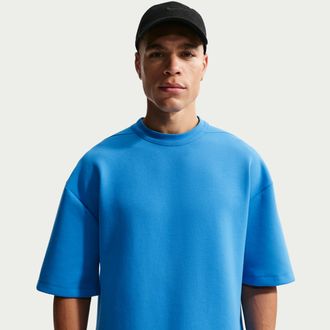 Nike Mens 24.7 ImpossiblySoft Dri-FIT Short-Sleeve Top in Blue | IF2736-435