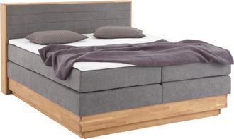 HOME AFFAIRE Boxspringbett »Cavan« Eiche, inkl. Bettkasten & Topper, verschiedene Härtegrade (auch H4)