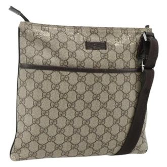 Gucci Pre-owned Cross Body Bags, female, Beige, Size: ONE SIZE Pre-owned Vintage Shoulder Bag