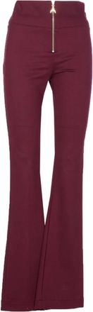 Patrizia Pepe Pantaloni con zip - Rosso