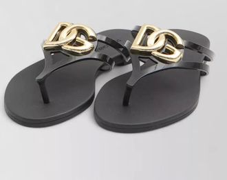 Dolce & Gabbana rubber thong sandals