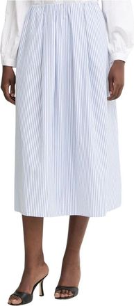 A|X Armani Exchange Gonna midi a righe - - Skirts - Donna - Blu - S