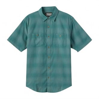 Mountain Khakis Mens Cyrus Short Sleeve Woven Shirt In Jade