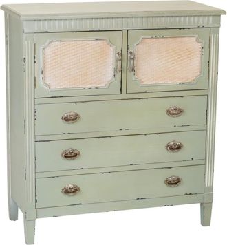 Wanderlust Deco Comoda de madera 82x36x90h cm