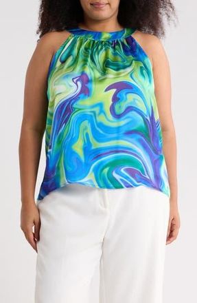 By Design Ocean Print Top in Electric Ave at Nordstrom Rack, Size 3 X
