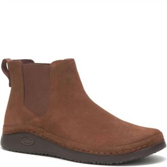 Chaco Mens Paonia Chelsea Casual Boots In Cinnamon Brown