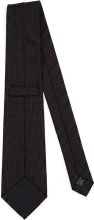 Givenchy Silk Polka Dot Necktie - Black