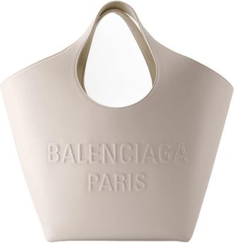 Balenciaga Womens Mary Kate Shoulder Bag White Calfskin