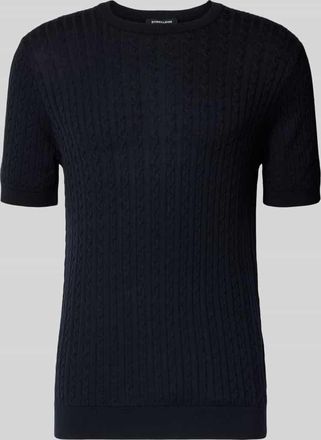 Strellson Regular Fit T-Shirt aus reiner Baumwolle Modell ADRIAN-TC in Marine, Gr&ouml;&szlig;e XXL