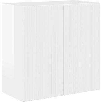 vidaXL TV Wall Cabinet Wall-mounted High Gloss White 59.5 x 31 x 60 cm vidaXL