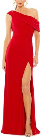 Mac Duggal One-Shoulder Gown