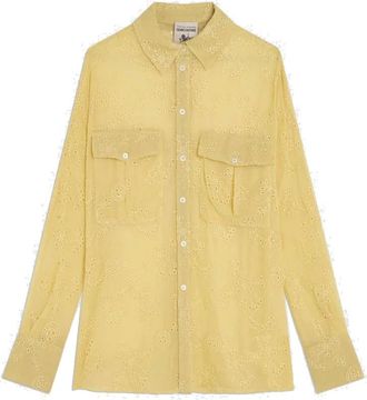 Semicouture Mujer, Blusas y Camisas, Amarillo, Talla: M